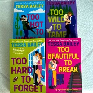 Tessa Bailey 4 book set.. romancing the Clarksons